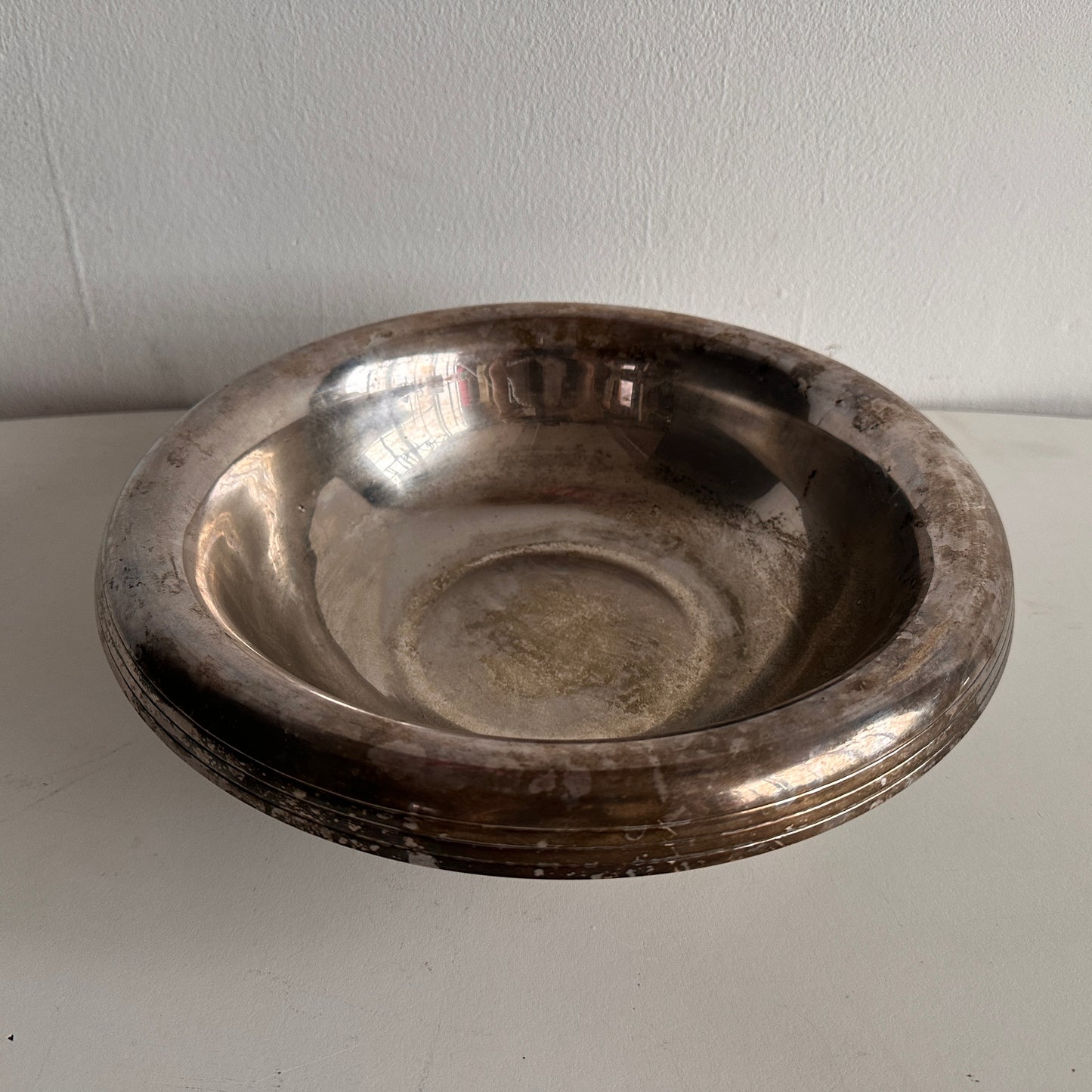 TT079 SILVER SERVING BOWL