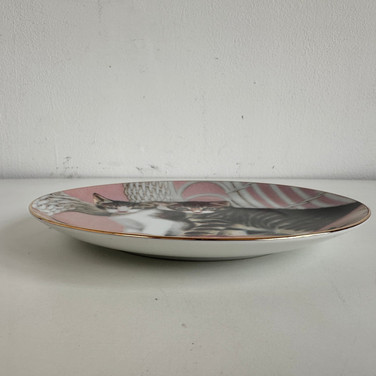 TT115 CERAMIC KITTENS PLATE