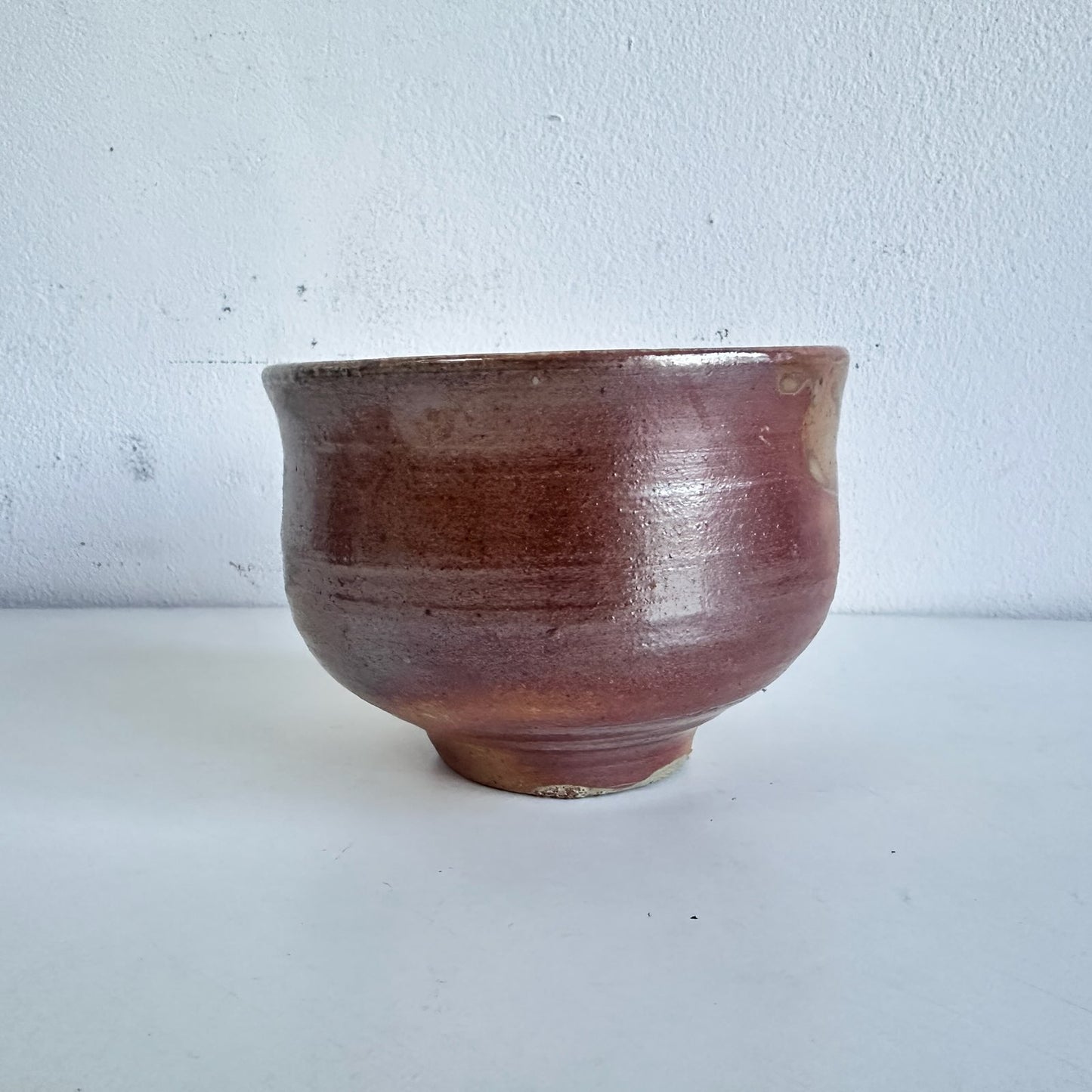 TT152 BROWN & TAN SWIRL CERAMIC BOWL