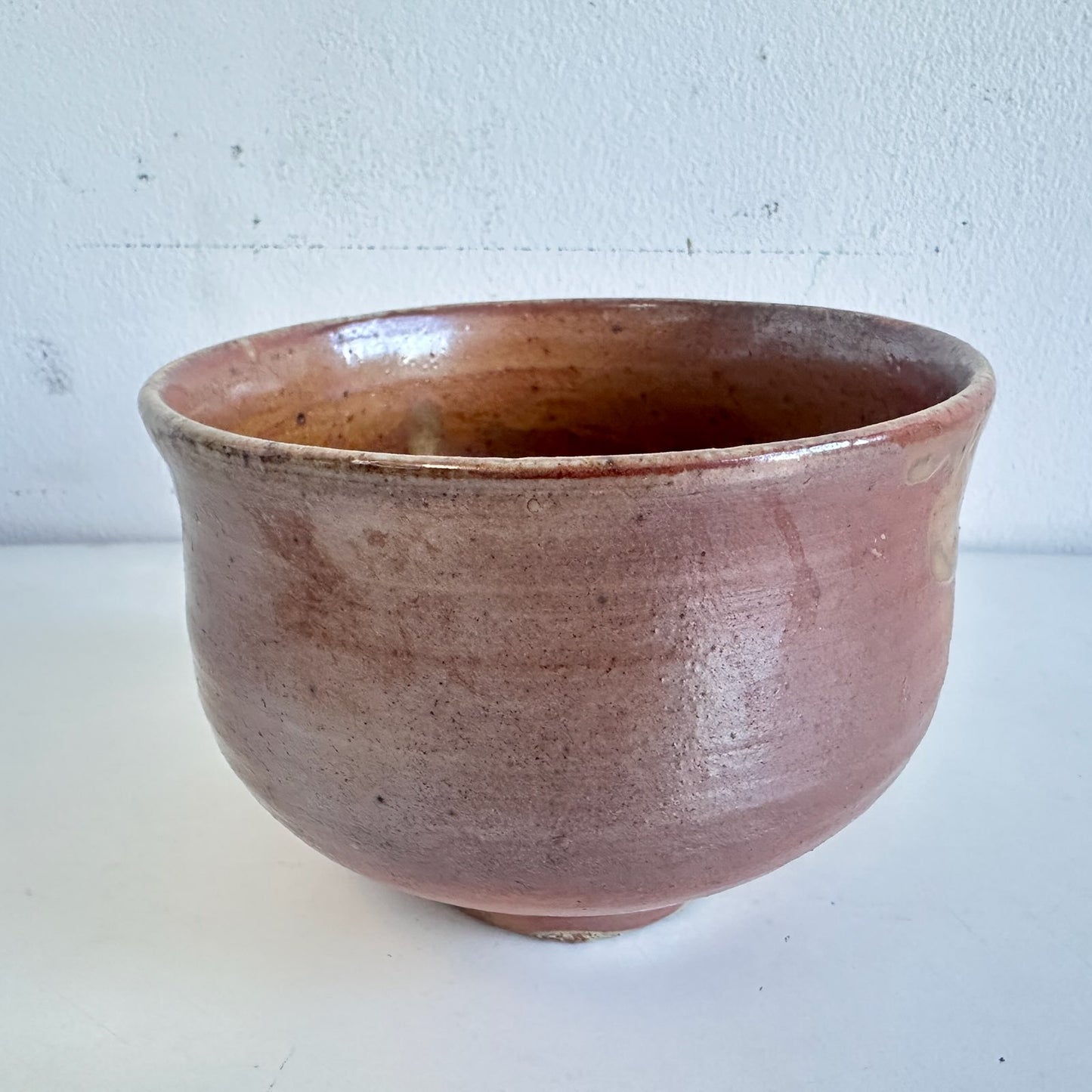 TT152 BROWN & TAN SWIRL CERAMIC BOWL