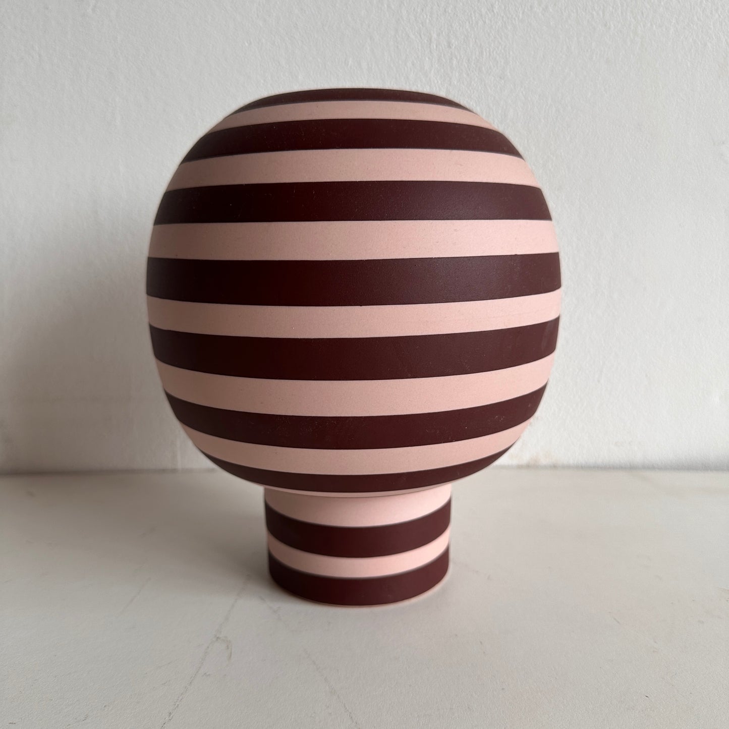 VS041 STRIPED NOGIN VASE