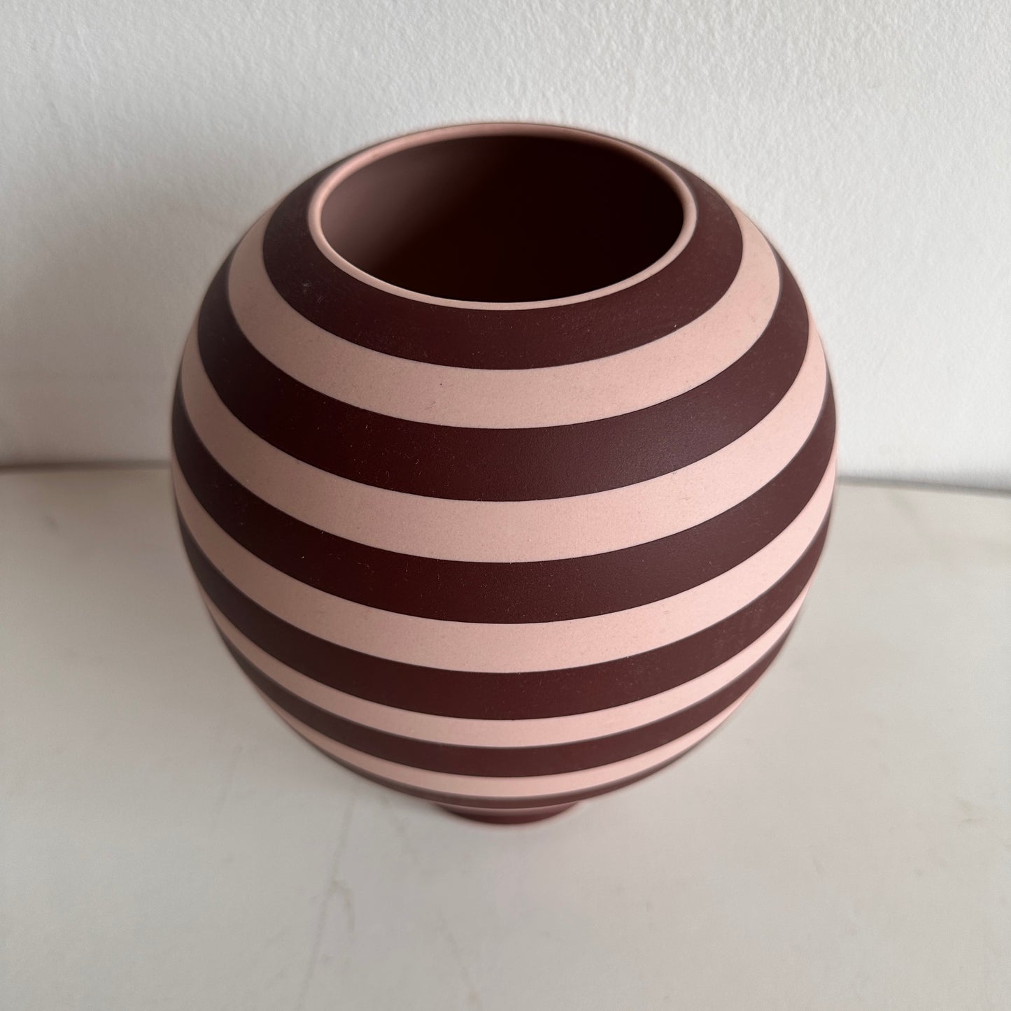 VS041 STRIPED NOGIN VASE