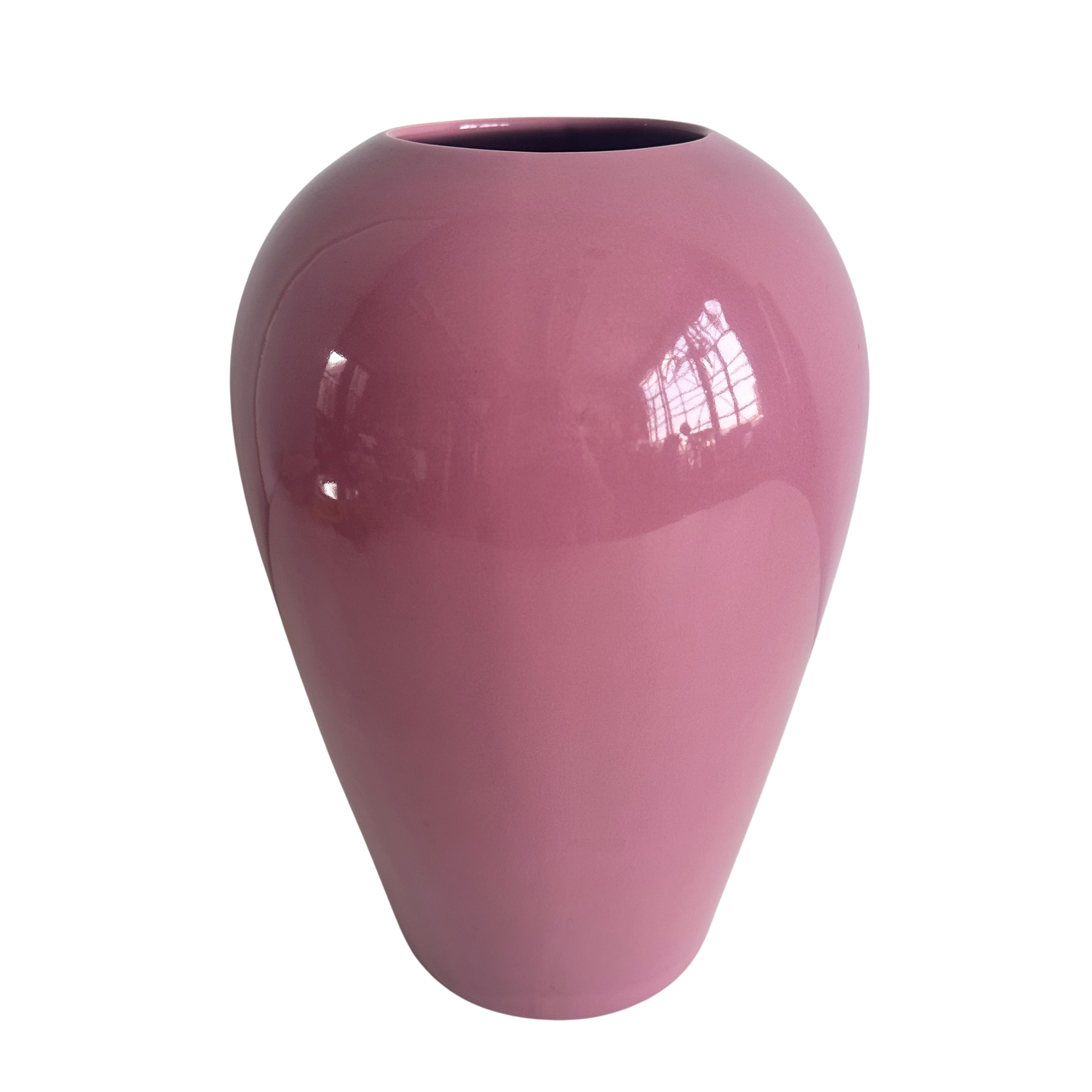 VS054 LARGE PINK HAEGER VASE