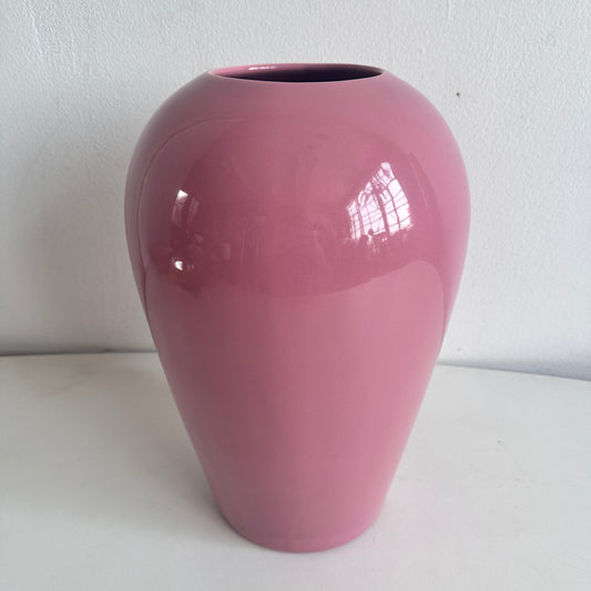 VS054 LARGE PINK HAEGER VASE