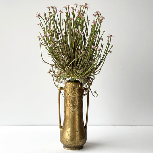 VS069 ART NOUVEAU BRONZE VASE