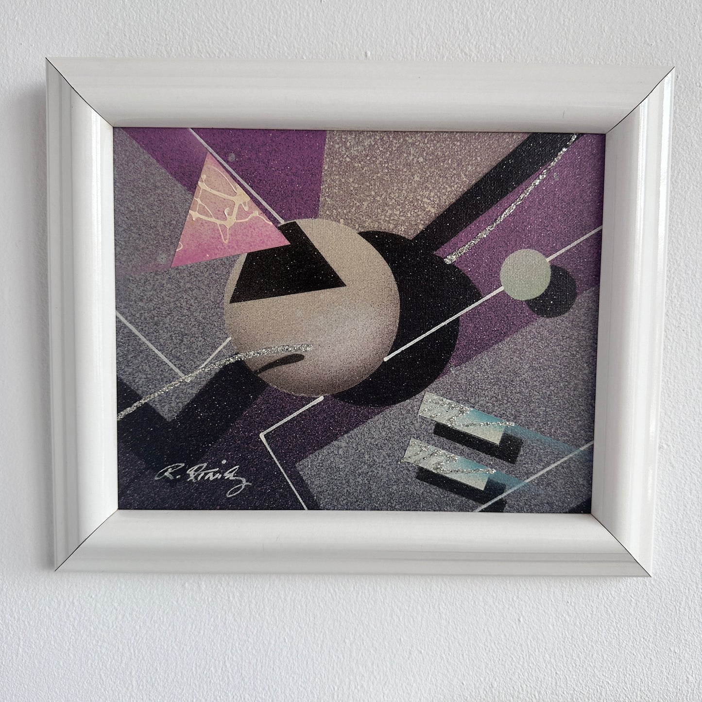 WD007 PAIR OF CLINT EAGAR STYLE 80'S FRAMED PAINTINGS