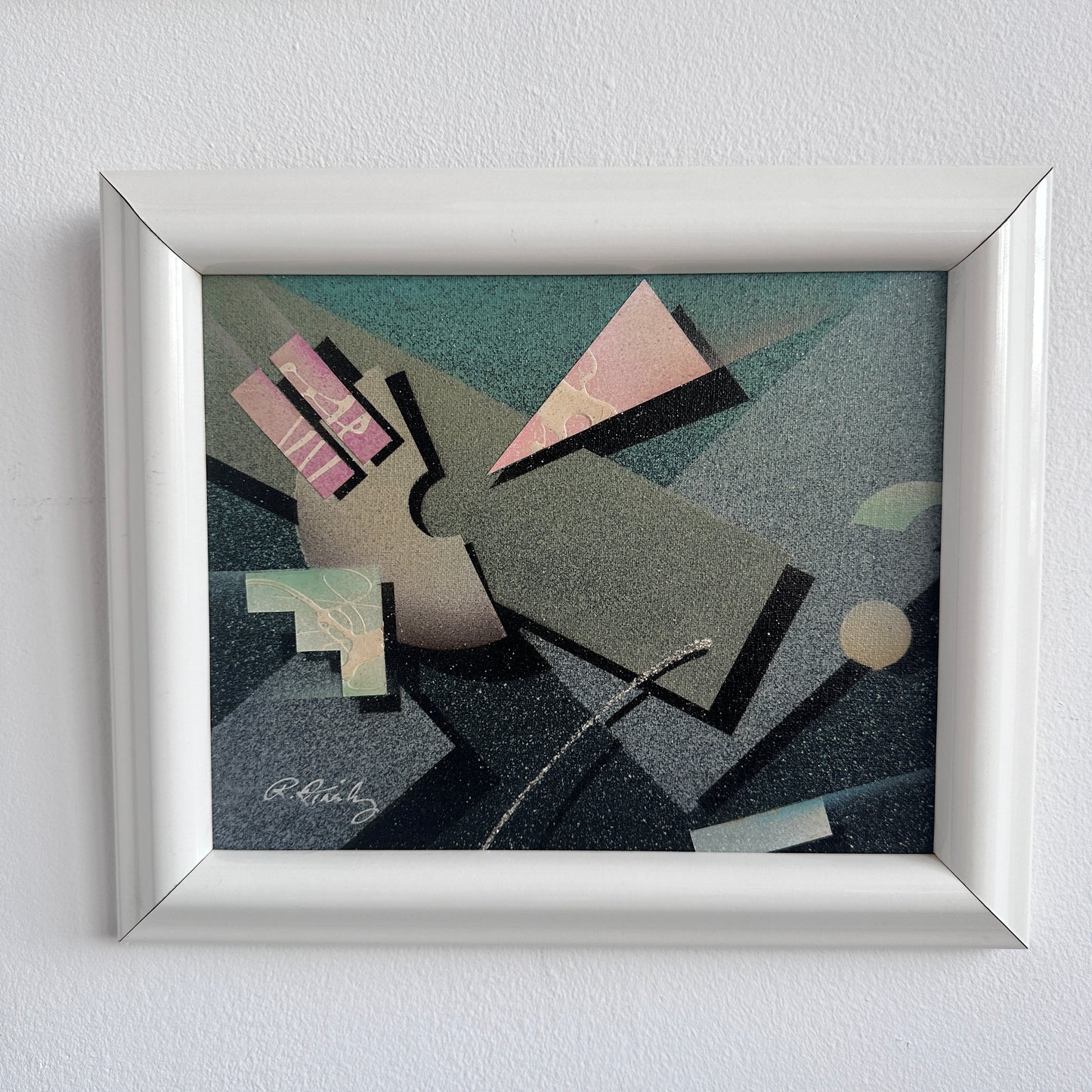 WD007 PAIR OF CLINT EAGAR STYLE 80'S FRAMED PAINTINGS