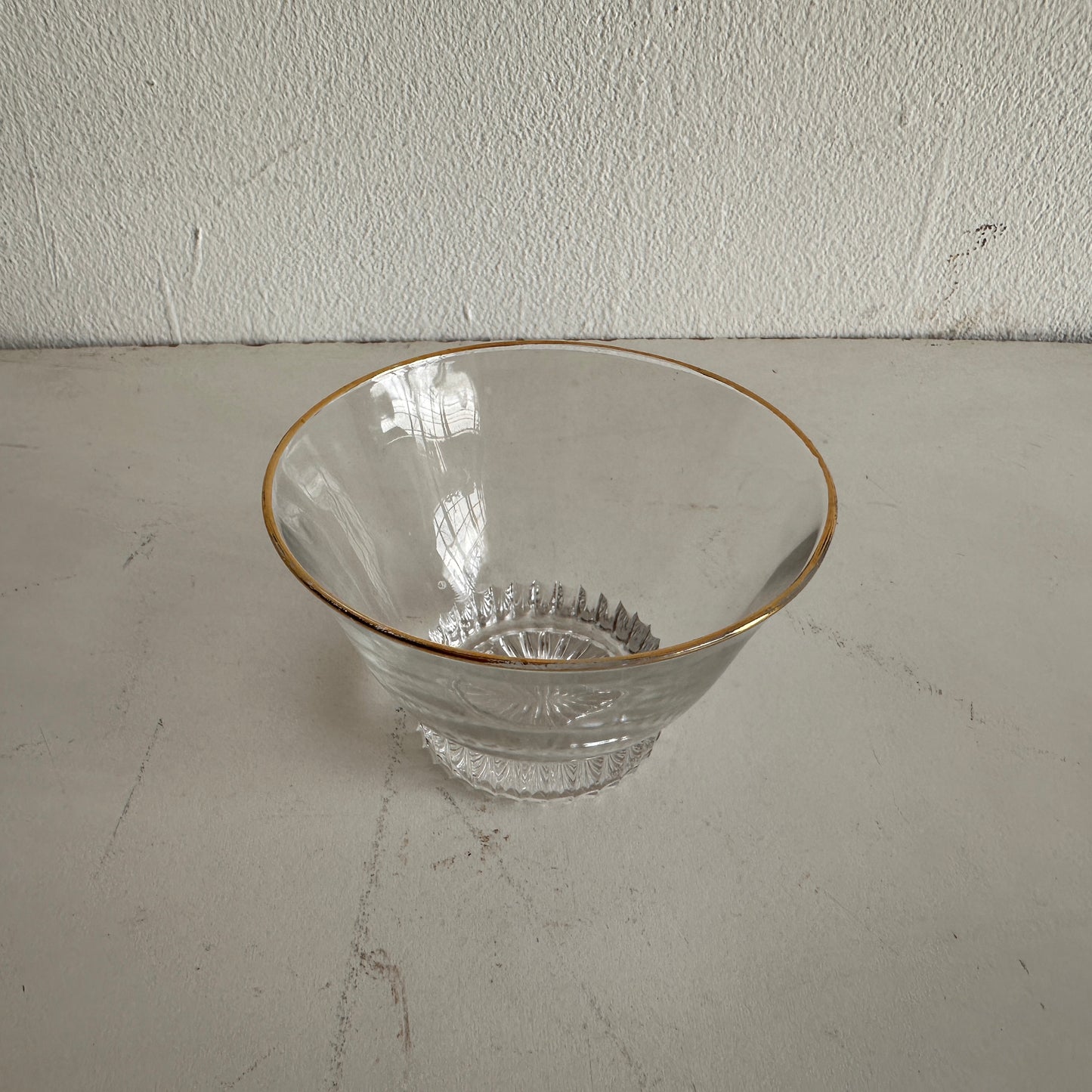 TT023 SET OF FOUR GOLD RIMMER INESSA TUMBLERS