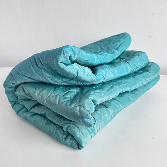 BG003 PRECIOUS QUEEN TEAL BEDSPREAD