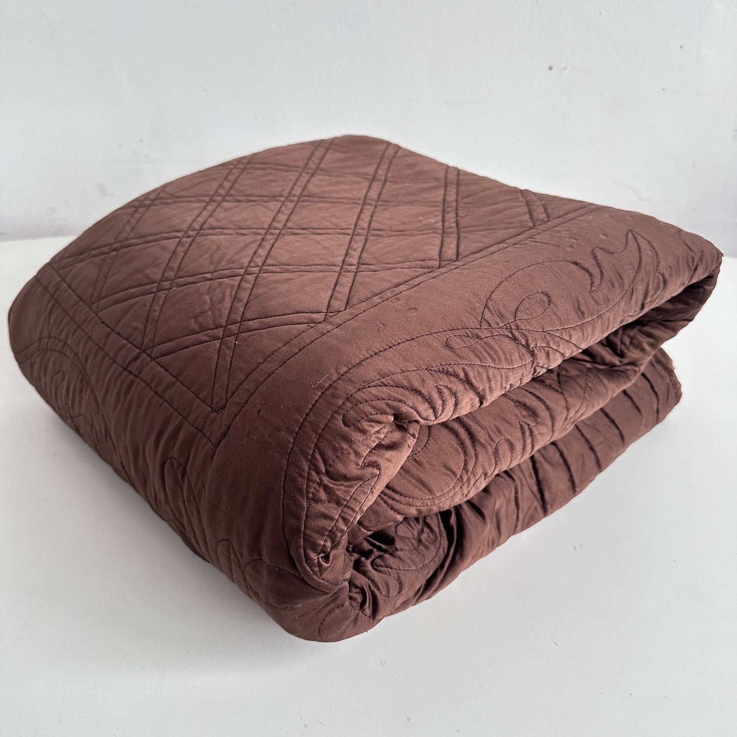 BG005 RICH BROWN KING BEDSPREAD