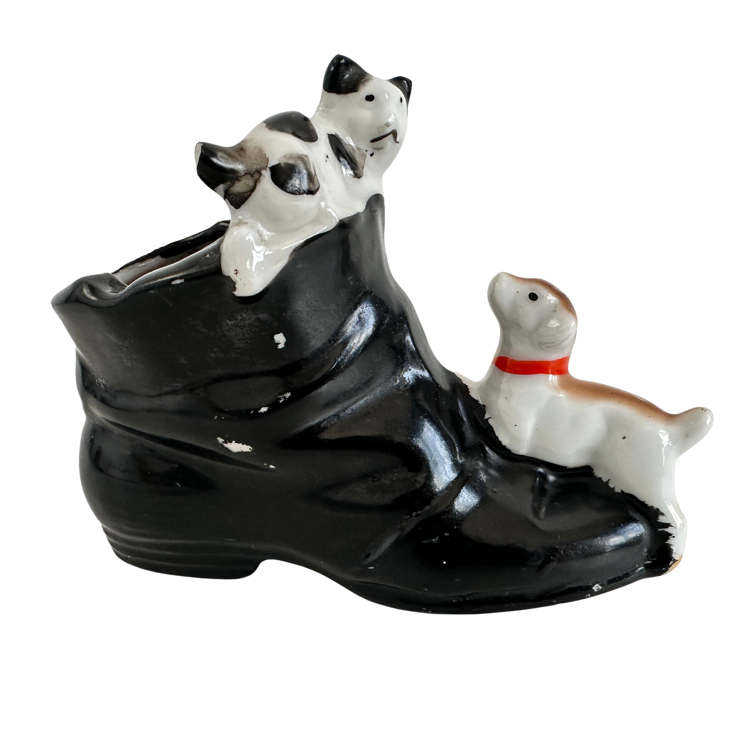 AA016 KITTY PUPPY BOOT ASHTRAY
