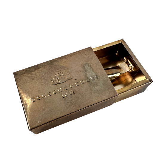 AA018 BENSON & HEDGES 100'S METAL POCKET ASHTRAY