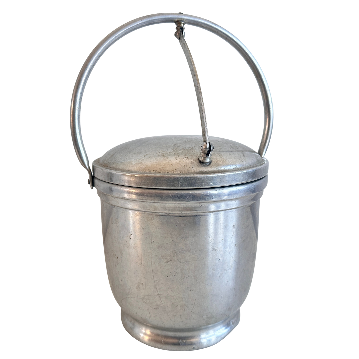 AA024 VINTAGE ALUMINUM ICE BUCKET