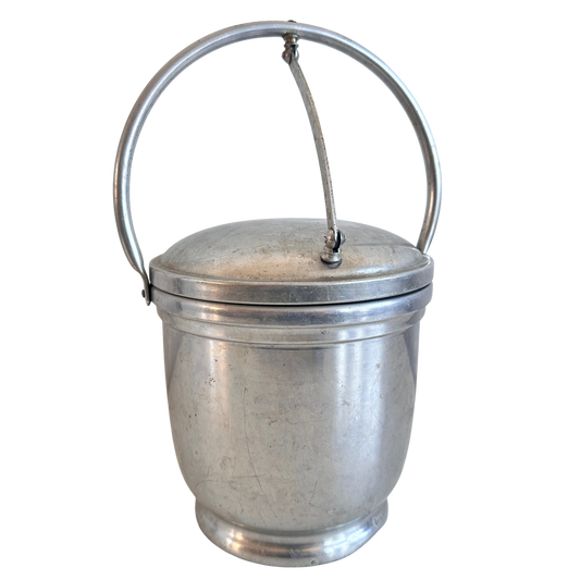AA024 VINTAGE ALUMINUM ICE BUCKET