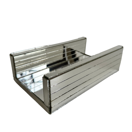 BB029 VINTAGED MIRRORED GUEST TOWEL HOLDER
