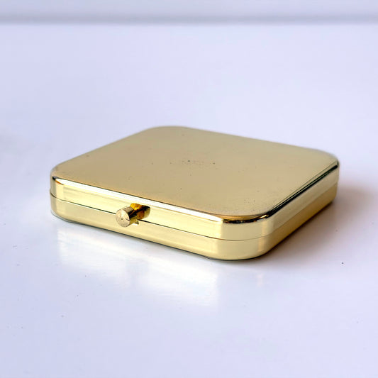 BB052 GOLD SQUARE COMPACT MIRROR