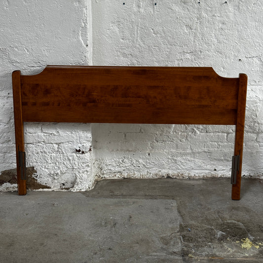 BG010 MID CENTURY WOODEN HEAD BOARD