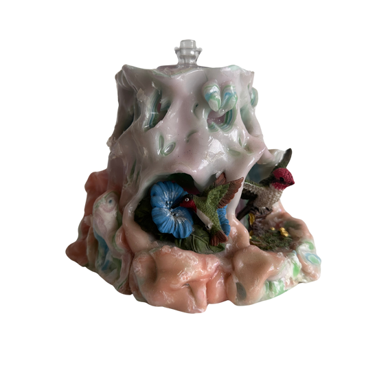CA021 HUMMINGBIRD WAX OIL CANDLE HOLDER