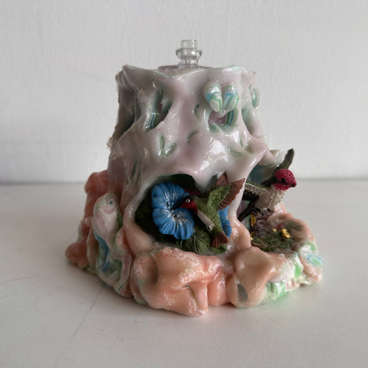 CA021 HUMMINGBIRD WAX OIL CANDLE HOLDER