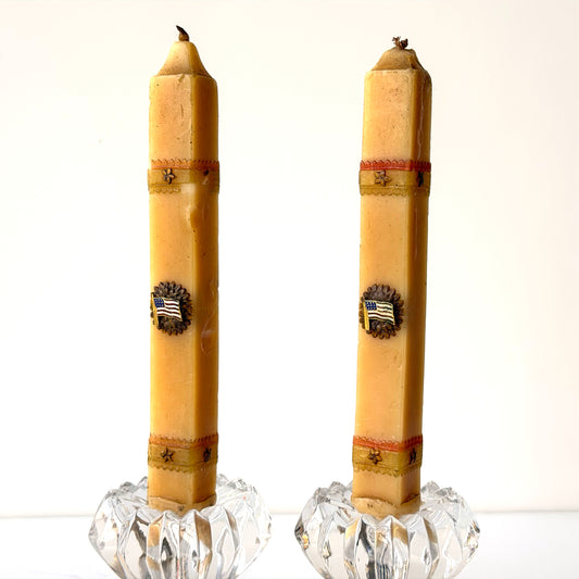 CA051 RUSTIC AMERICANA TAPER CANDLES