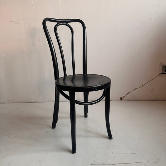 CH002 BLACK VINTAGE JUNGIAN CAFE CHAIR
