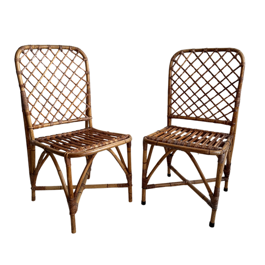 CH017 RATTAN SIDE CHAIRS