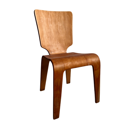 CH024 BRUDNER MOLDED PLYWOOD SIDE CHAIR