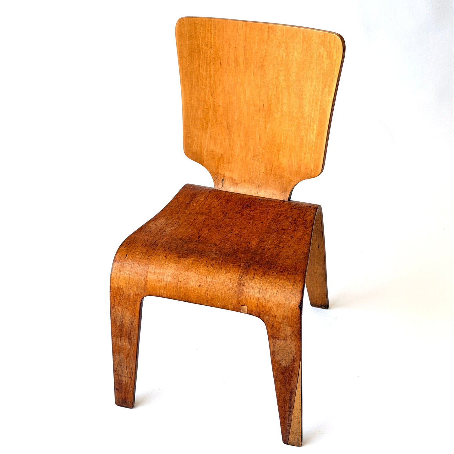 CH024 BRUDNER MOLDED PLYWOOD SIDE CHAIR