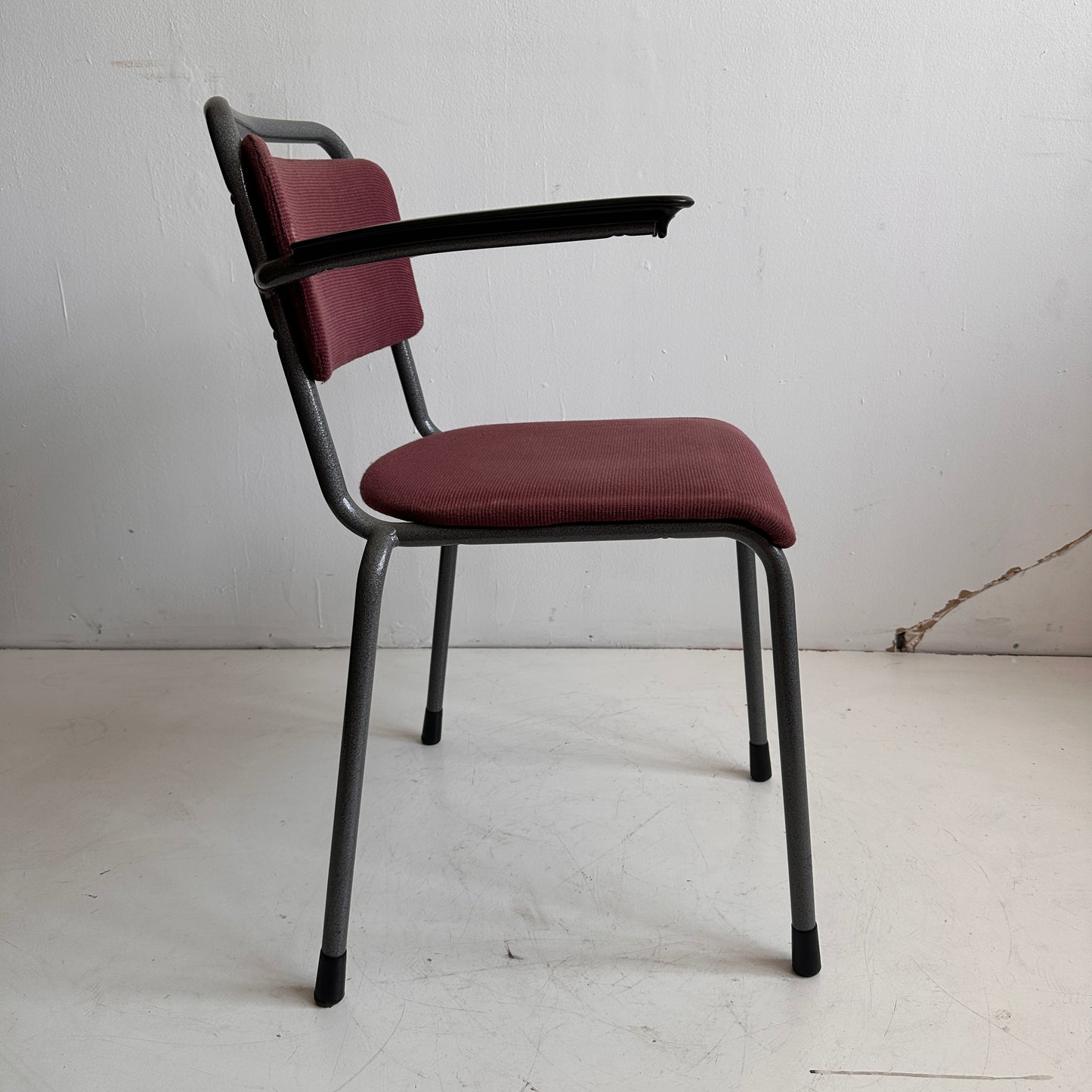 CH035 DUTCH DESIGN SIDE CHAIRS WITH BYZANTIUM UPHOLSTERY