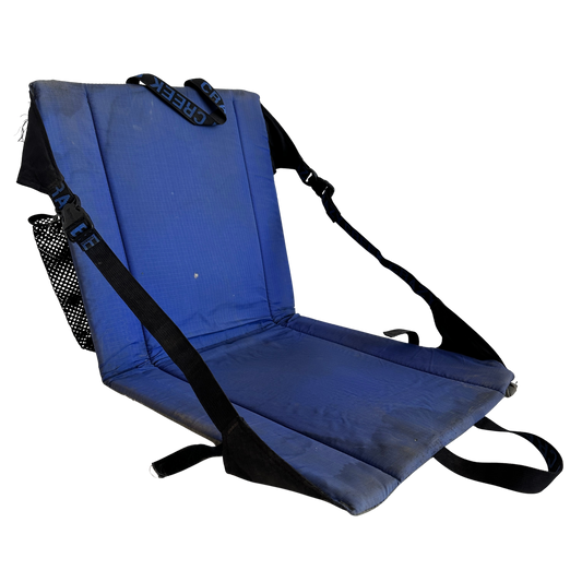 CH057 BLUE & GREY CRAZY CREEK CAMPING CHAIR