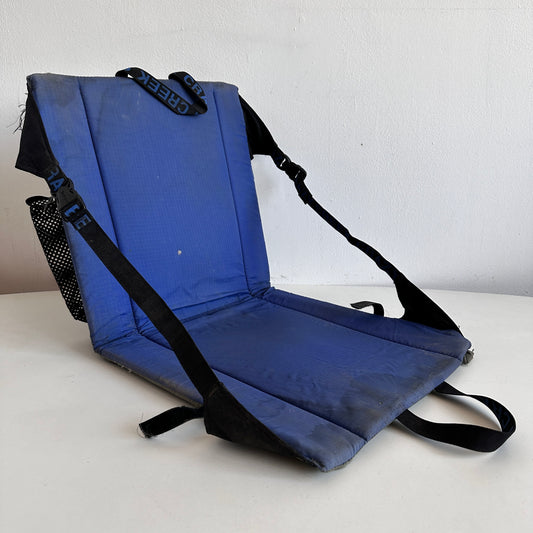 CH057 BLUE & GREY CRAZY CREEK CAMPING CHAIR