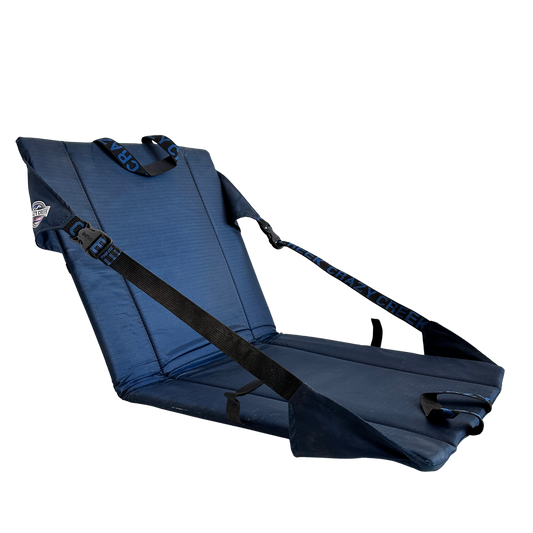 CH058 NAVY BLUE CRAZY CREEK CAMPING CHAIR