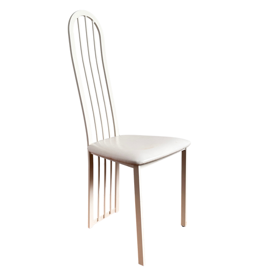 CH060 WHITE AMISCO DINING CHAIR