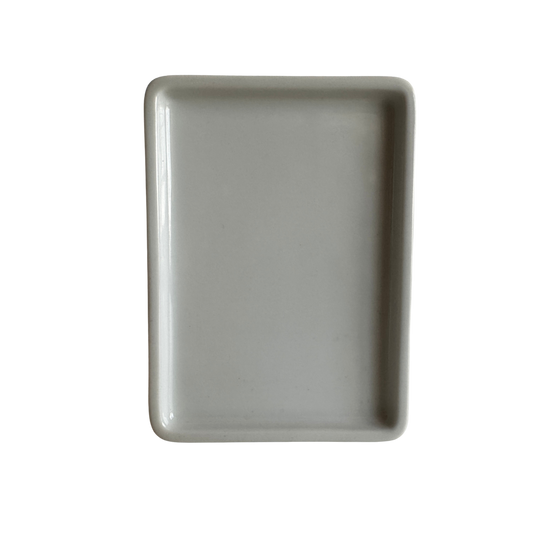 CT006 SMALL WHITE PORCELAIN TRAY