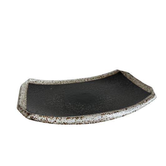 CT017 BLACK & WHITE SPECKLED TRAY