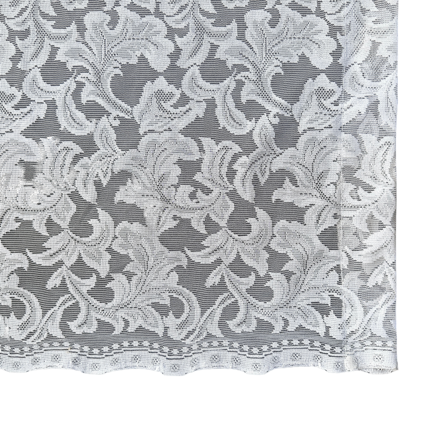 DR002 SET OF 3 LEAFY LACE CURTAIN PANEL