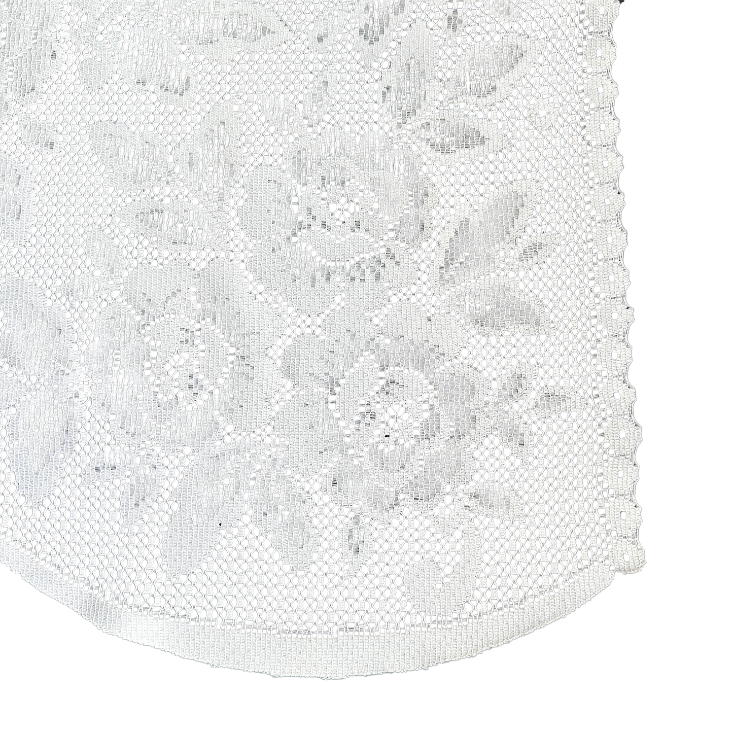 DR004 SINGLE FLORAL LACE CURTAIN PANEL