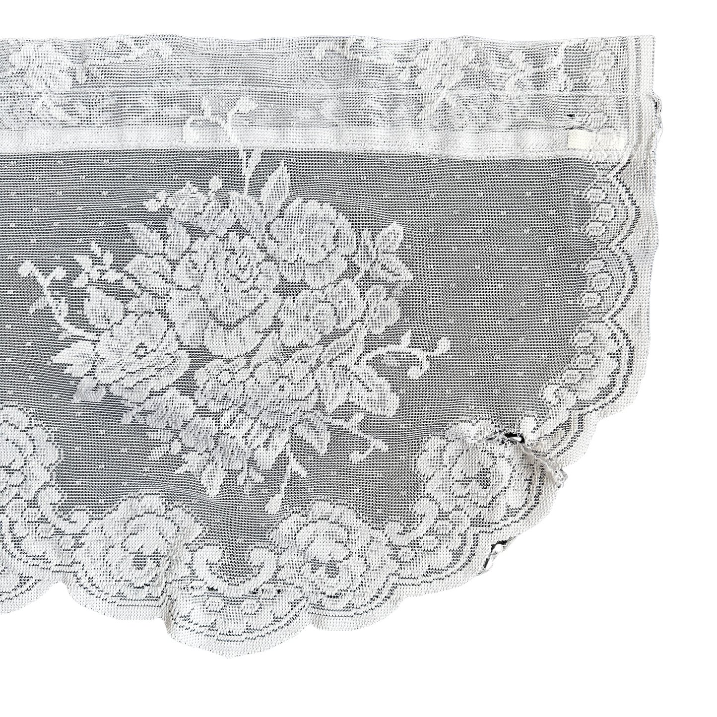 DR006 SET OF 2 FLORAL VALANCE CURTAIN PANELS