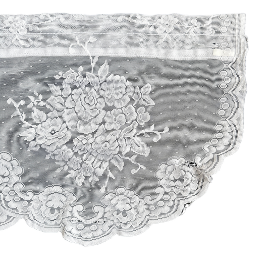 DR006 SET OF 2 FLORAL VALANCE CURTAIN PANELS
