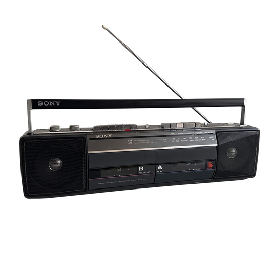 EL004 SONY DUAL CASSETTE PLAYER
