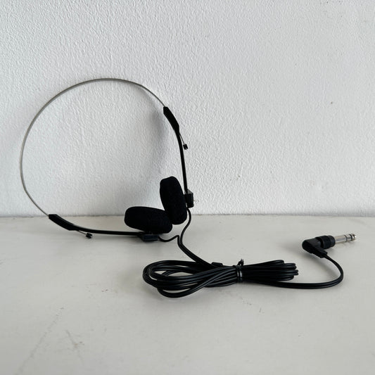 EL015 BLACK CORDED BASIC HEADPHONES
