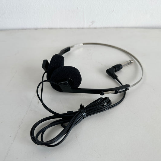 EL015 BLACK CORDED BASIC HEADPHONES