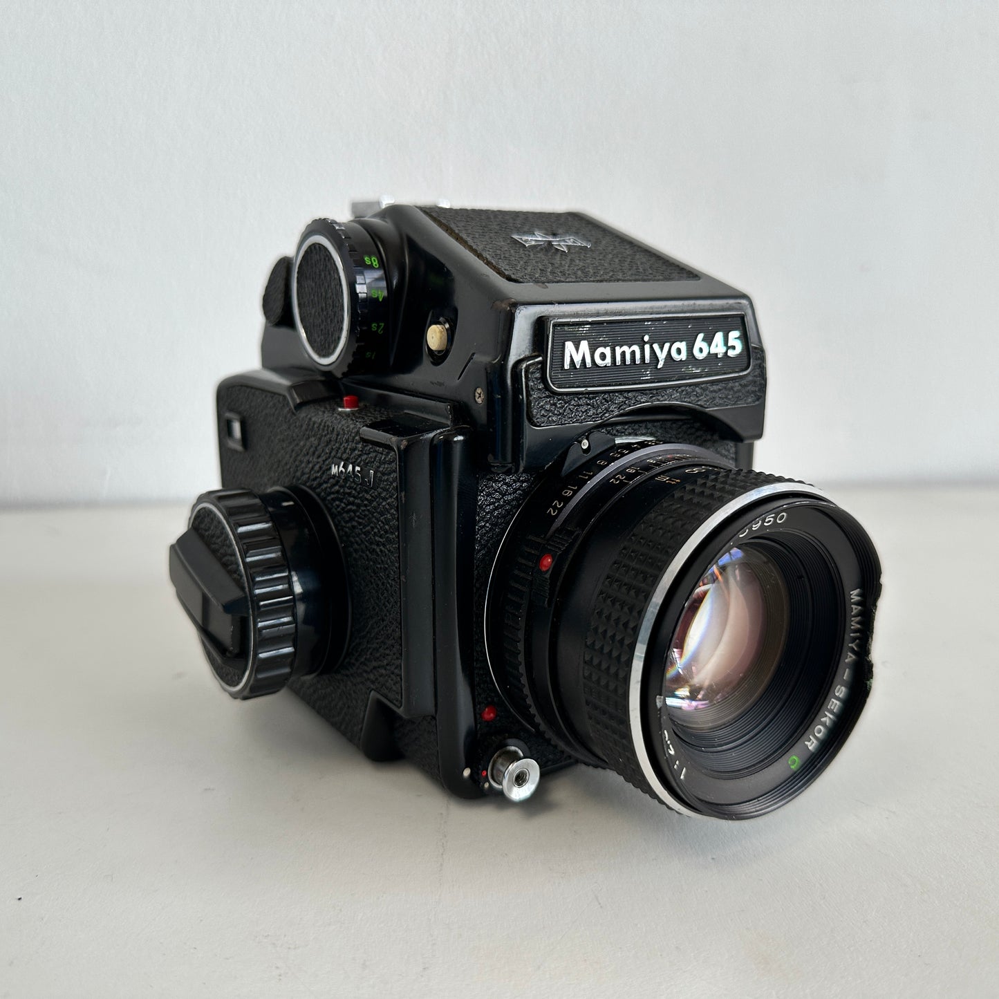 EL024 MAMIYA 645J MEDIUM FORMAT CAMERA WITH 2 LENSES
