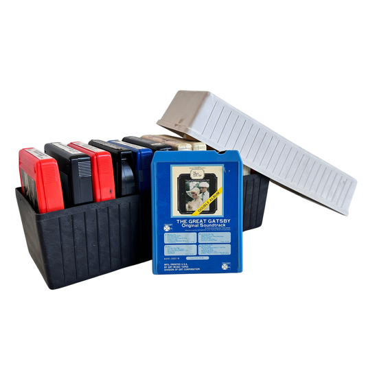 EL069 SET OF 12 - 8 TRACK TAPES WITH CASE