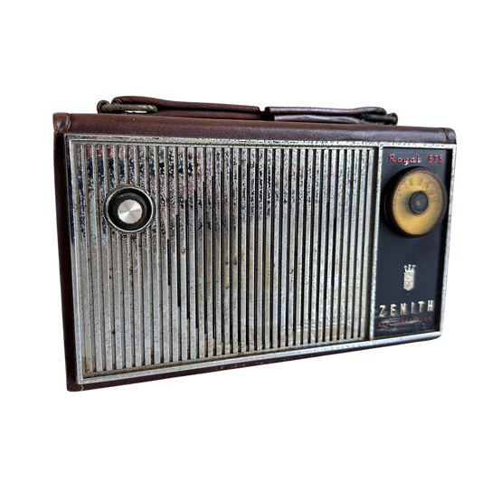 EL072 ZENITH ROYAL 675 PORTABLE TRANSISTER RADIO