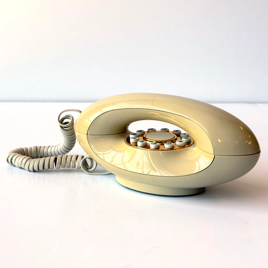 EL098 CREAM AND GOLD 70'S PHONE