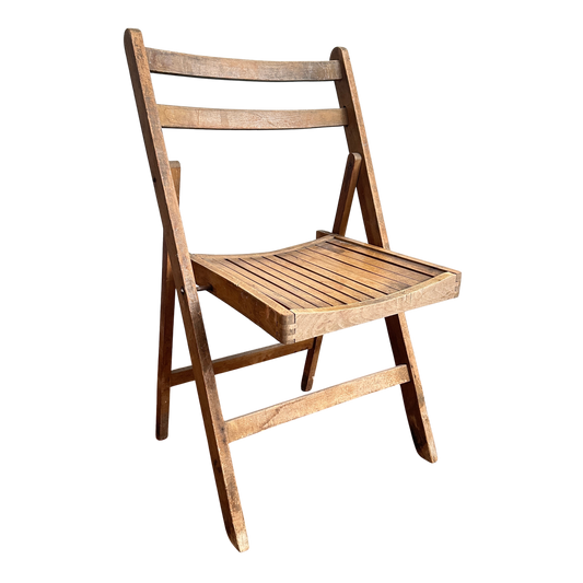 FC003 SLATTED WOOD FOLDING CHAIR