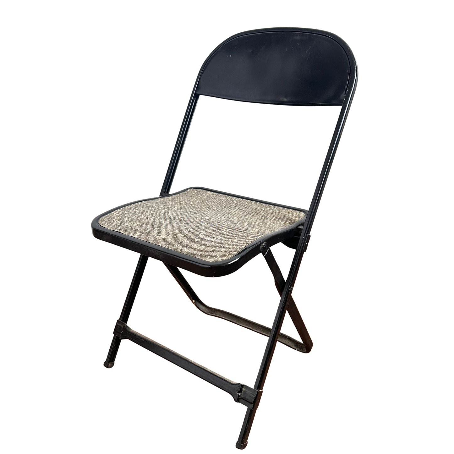 FC009 BLACK METAL FOLDING CHAIR