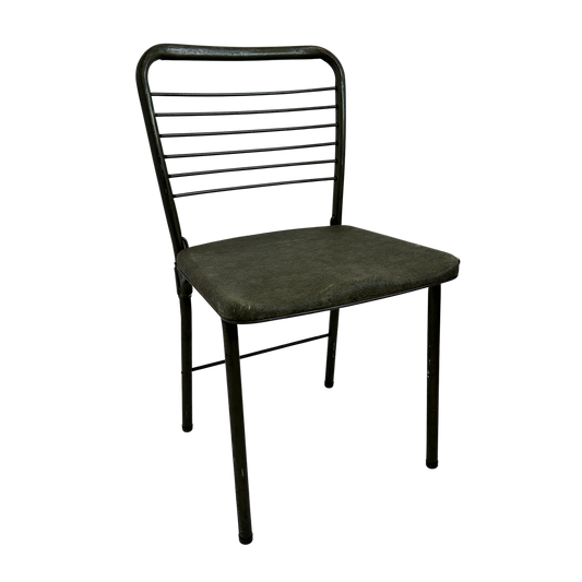 FC029 GREEN VINYL SEAT FOLDING CHAIR