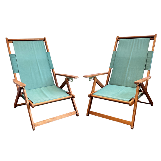 FC042 GREEN FADED SLING CHAIRS